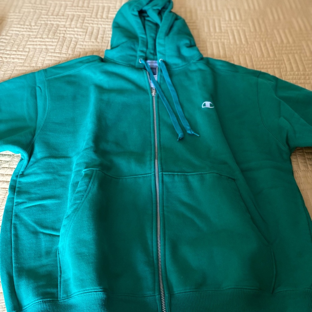 Green Champion hoodie